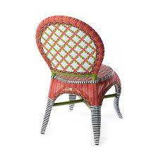 I'm sure we'd be able to build a huge castle with additional sets. Mackenzie Childs Breezy Poppy Outdoor Cafe Chair