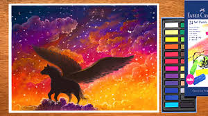 Pegasus And Beautiful Sky Drawing Beautiful Sunset Scenery Easy Oil Pastel How To Draw Pegasus Easy Visual Art 736 x 414 jpeg 52 кб. beautiful sunset scenery easy oil