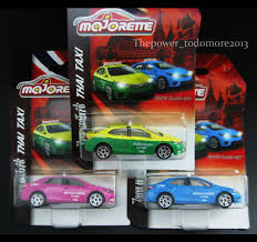 3 Majorette Die Cast Toyota Altis Thai Taxi Car Model 1 64 Limited Edition 2017 Majorette