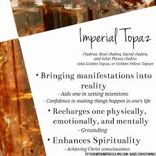 Imperial Topaz Crystals And Gemstones Gemstone Healing Crystals
