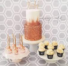 30th birthday cake for women birthday cake roses 30th birthday cake topper beautiful birthday cakes birthday cupcakes beautiful cakes birthday cake design 30 cake topper 30th cake. Always With Cake Rose Gold 30th Birthday Cake And Desserts Facebook