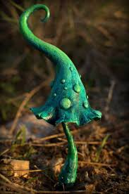 Rustikale Grunlich Fee Garten Fantasie Pilz Polymer Ton Giftpilz Home Dekor Fairy Garden Animals