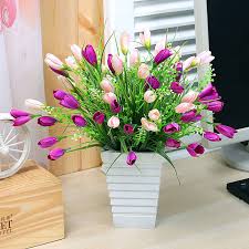 Place large artificial plants at either end of your fireplace. Artificial Flower Set Living Room Decoration Artificial Flower Coffee Table Silk Flower Wool Font B Vase Love Towards Fashion With Passion