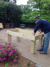 Forget The Raised Bed Do The Raised Garden Table Garden Table Plans Garden Table Raised Garden