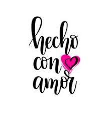 Hecho Con Amor Made With Love Spanish Lettering In 2020 Lettering Vector Words Calligraphy Words