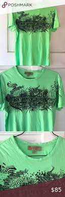 Burberry Logo Tee Neon Light Green Graffiti Tshirt Burberry T Shirt Clothes Design Logo Tees
