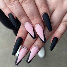 55 Elegant Looks For Matte Nails Every Girl Will Want To Copy Modern Nails Long Square Acrylic Nails Long Acrylic Nails