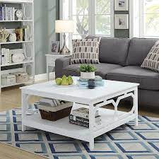 Our unique styles of coffee tables can make a statement or provide surface area in a functional way. Amazon Com Convenience Concepts Omega Square 36 Coffee Table White Furniture Decor