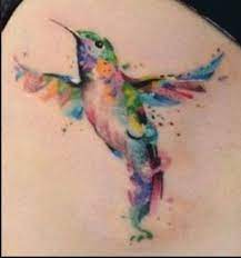 55 Amazing Hummingbird Tattoo Designs Cuded Tattoos Watercolor Bird Tattoo Hummingbird Tattoo