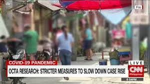 Right now, it's official, we are in a surge dito sa national capital region. Octa Research Stricter Measures To Slow Down Case Rise Youtube