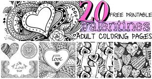 Free, printable mandala coloring pages for adults in every design you can imagine. 20 Free Printable Valentines Adult Coloring Pages Nerdy Mamma