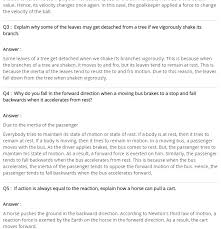 Ncert Solutions For Class 9 Science Force And Laws Of Motion Solutions Force Science