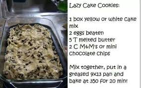 Lazy Cake Cookies Lazy Cake Lazy Cake Cookies Lazy Day Cookies