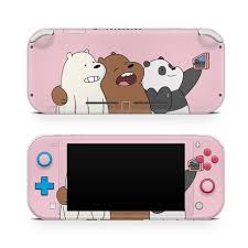 Pink Bears Skin For Nintendo Switch Lite 2019 Selfie Animals Etsy Nintendo Lite Custom Xbox Switch Decals