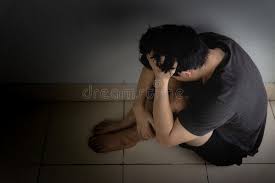 When i get sad, i hurt myself. 2 880 Man Alone Sad Room Photos Free Royalty Free Stock Photos From Dreamstime