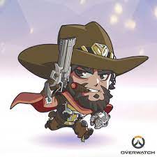 All The Cute But Deadly Sprays From Overwatch Imgur Mccree Overwatch Chibi Overwatch Overwatch