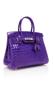 Hermes 30cm Ultraviolet Shiny Nilo Crocodile Birkin By Heritage Auctions Special Collections Moda Operandi Birkin Purses And Handbags Bags