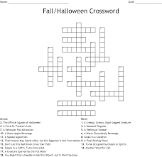 The puzzle is created by various freelance constructors and has been edited by will shortz since 1993. Fall Halloween Crossword Wordmint