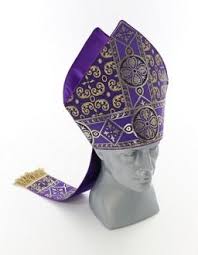 Mitre M113 F34 Liturgical Colours Church Fashion Bishop Mitre