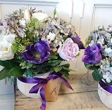 Check spelling or type a new query. Artificial Silk Flower Arrangement In Natural Wooden Pot