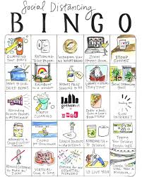 A Fun Social Distancing Bingo Card To Occupy New Yorkers While The City Is On Pause In 2020 Bingo Cards Cards For Friends Social
