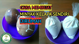 Cara Membuat Minyak Kelapa Sendiri How To Make Coconut Oil Yourself Youtube