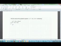 Algebra Help Solving Complex Quadratics Youtube