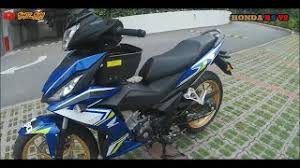 Honda rs150 v2 convert winner x (cara pemasangan). Honda Rs150 V2 Review Blue Colour Youtube