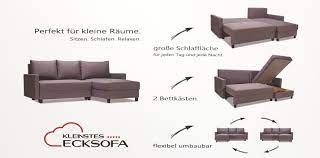 Doch nur, weil du in einer kleinen wohnung lebst, heißt das nicht, dass du auf ein schlafsofa verzichten musst.ausziehbare sofas gibt es in vielen größen. Perfekt Fur Kleine Raume Ecksofa Sofa Mit Schlaffunktion Sofas Fur Kleine Raume