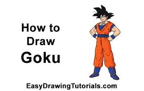 Goku using the power pole inside the furnace of eight divisions. How To Draw Goku Full Body With Step By Step Pictures