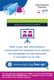 Quant aux collégiens, ils poursuivent leurs épreuves du. Avis Aux Candidats Lycee Francais De Tananarive Facebook