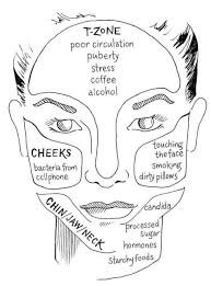 chinese face mapping skin analysis chart video instructions