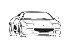 The 458 replaced the ferrari f430, and was first officially unveiled at the 2009 frankfurt motor show. 38 Best Ferrari Cars Coloring Pages Ideas Cars Coloring Pages Ferrari Car Coloring Pages