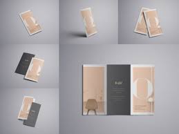 Just add your own custom design free square brochure mockup psd to give your brochure designs a professional look. Tri Fold A4 Brochure Perspective Mockups Mockup World