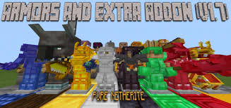 Armor mods for minecraft 1.7.10 · lord of the rings mod · craftable horse armour and saddle mod · vic's modern warfare mod · uncrafted mod · wolf armor and storage . Armors And Extra Minecraft Pe Addon
