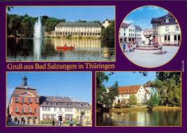 The area's natural beauty can be seen at thuringian forest and thuringian forest nature park, while merkers adventure mine and bach house are cultural highlights. Kurhaus Am Burgsee Markt Rathaus Cafe Hufeland Sanatorium Bad Salzungen Ansichtskarten Lexikon
