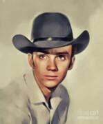 Ben Cooper, Vintage Actor #1 Shower Curtain by Esoterica Art Agency