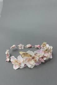 Blumenkranz In Rosa Kirschbluten Fur Die Hochzeit Tocado Brautaccessoires Brautschmuck Blumenkranz