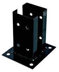 Poteau carré 7 x 7 cm hauteur 240 cm bricomarché. Support De Poteau A Visser 7 X7 Cm Burger Grillage Cloture Portail Grillage Occultation Jardin Exterieur