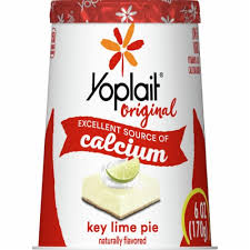 Chill pie thoroughly, at least 1 hour before serving. Yoplait Original Key Lime Pie Low Fat Yogurt 6 Oz Food 4 Less