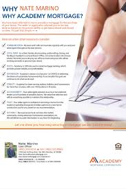 Why Academy Mortgage Nate Marino Loan Officer With Academy Mortgage Chandler Branch Best Mortgage Lenders Mortgage Loan Company