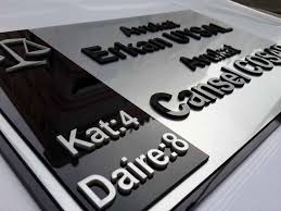 Ofis Kapi Tabelasi Bina Giris Tabelasi Avukat Tabelasi Avukatlar Bina Kapilar