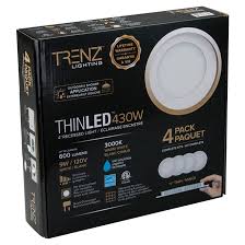 Then connect the remaining two wires, the order doesn't matter. Trenz Thinled Recessed Light 40 Watts Dimmable White 4 Pack Rona
