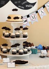 Christmas light cupcakes by delish Little Man Baby Shower Ideas One Simple Party