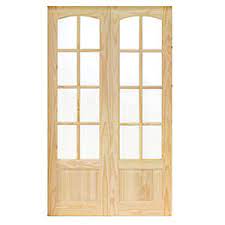 Optional extras include heavy moulding and cricket bat mouldings. Wickes Newland Glazed Pine 8 Lite Internal French Doors 1981mm X 1170mm Wickes Co Uk