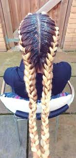 Braiding hair has always been popular among fashionistas. Two French Braids With Blond And C Hair Style Braids Nat Facebook