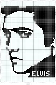 Elvis presley‏подлинная учетная запись @elvispresley 27 апр. Elvis 75 X 25 Presley Graphgan Crochet Chart Full House Crochet A Long Cal Perler Bead Art C2c Pixel Crochet Cross Stich Patterns Free Cross Stitch