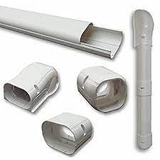 Ac line splitter tools provide an easy means to cut open a standard ac 110v or 240 v line for clamp type current measurements. Centr Jeacent 3 W 11 3ft Pvc Ac Line Set Cover Kit Tubing Cover For Mini Split Air Conditioners Heaters Heating Cooling Air