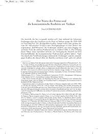 Sie können jedes wort nur einmal verwenden. Pdf Der Name Des Petrus Und Die Konstantinische Bauhutte Am Vatikan Caterina Papi Academia Edu