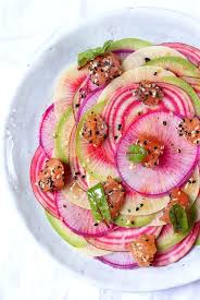 Carpaccio De Radis Et Betteraves Au Saumon Fume Recette Recettes De Cuisine Recette Carpaccio Saumon Fume